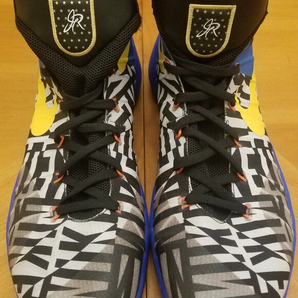 Nike Air Zoom Hyperdunk 2015 PROMO JR Smith - BLK/VAR MAZE-HYP COBLT - Good Cond main image 10